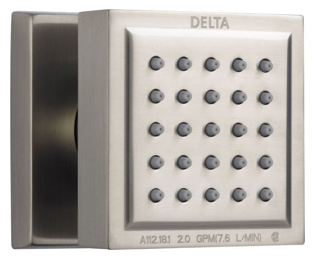DELTA FAUCET Delta Faucet 50150-SS Body Spray, Full Spray, 2 gpm Maximum, Surface Mount