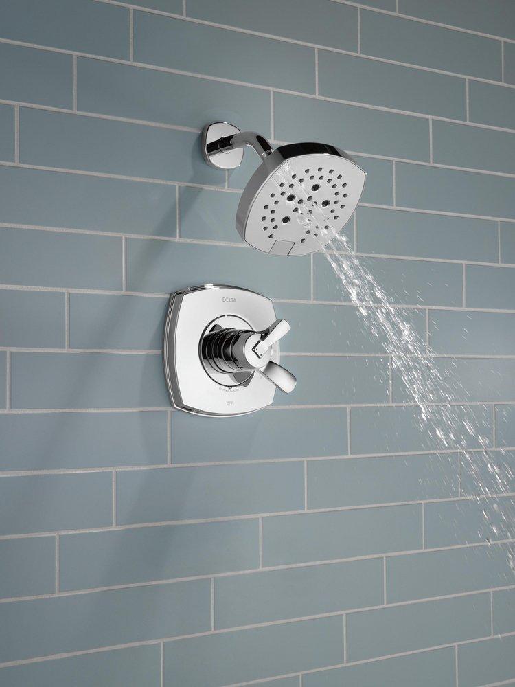 DELTA FAUCET Delta Faucet T17276 Stryke Single Handle Multi Function Shower Faucet in Chrome Trim Only