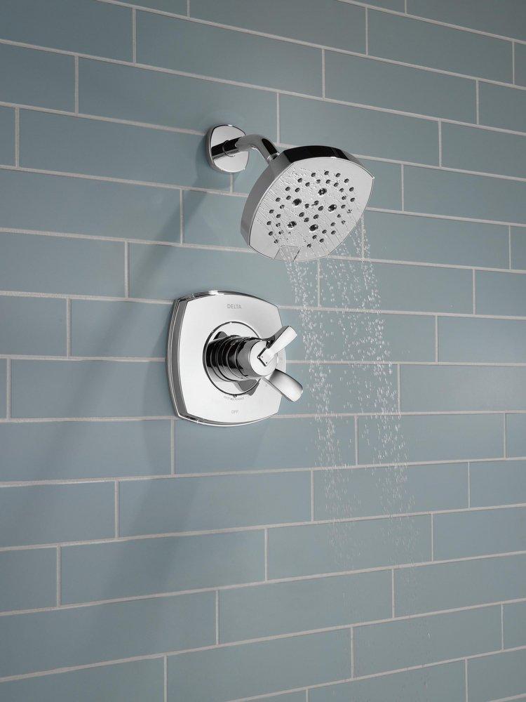 DELTA FAUCET Delta Faucet T17276 Stryke Single Handle Multi Function Shower Faucet in Chrome Trim Only
