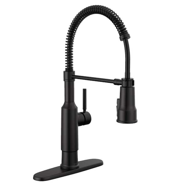 DELTA FAUCET Delta 18804Z-BL-DST Theodora Single-Handle Pull-Down Spring Kitchen Faucet 1.8 GPM