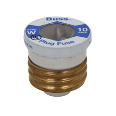 EATON Bussmann W-10 Plug Fuse 10A (Pack of 4)