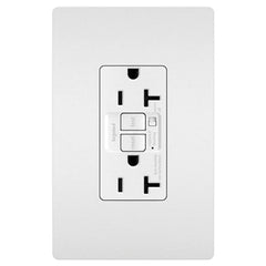 LEGRAND Pass Seymour 2097-TRAW Tamper-Resistant Self-Test GFCI Duplex Receptacle With Audible Alarm 20-Amp 125-Volt NEMA 5-20R