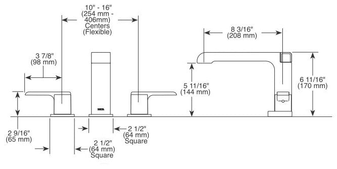 DELTA FAUCET Delta Faucet T2767 Ara Roman Tub Trim