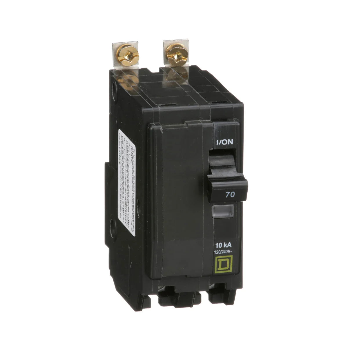 SCHNEIDER ELECTRIC Square D QOB270 Miniature Circuit Breaker 70A 120/240V 2P