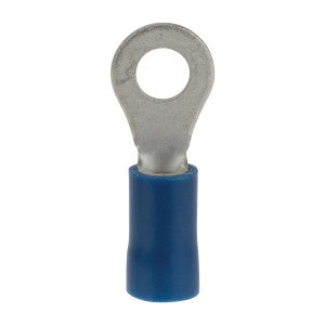 NSI INDUSTRIES NSI Industries R16-8V-S #6 Stud 16 to 14 AWG Blue Vinyl 1-Hole Insulated Ring Terminal