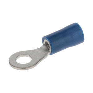 NSI INDUSTRIES NSI Industries R16-8V-S #6 Stud 16 to 14 AWG Blue Vinyl 1-Hole Insulated Ring Terminal