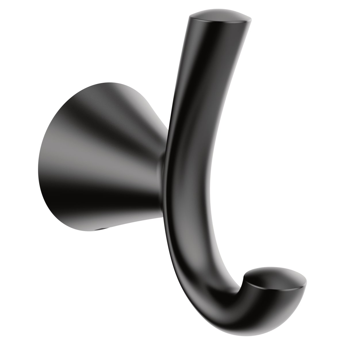 MOEN Moen YB2303BL Glyde 1-Hook Robe Hook in Matte Black