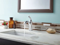 DELTA FAUCET Delta Faucet 538-MPU-DST Bathroom Sink Faucet 1.2 GPM Lead-Free Chrome Plated