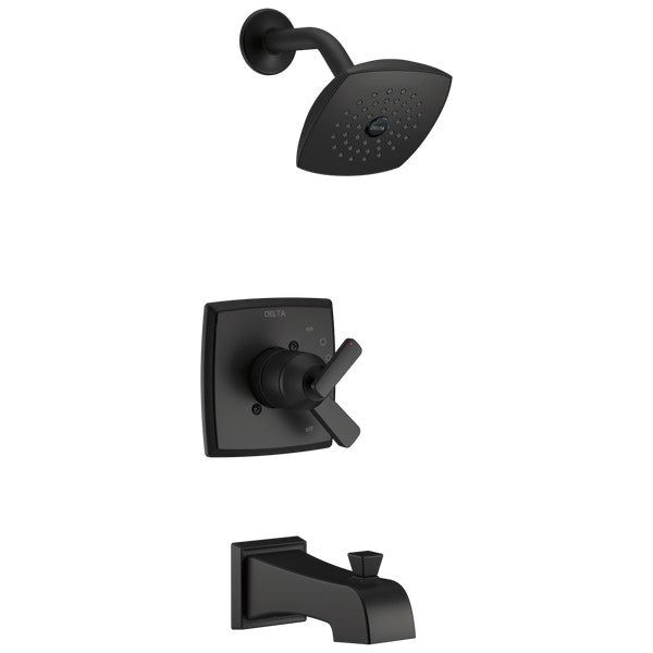 DELTA FAUCET Delta Faucet T17464-BL Tub/Shower Trim Only Matte Black Ashlyn