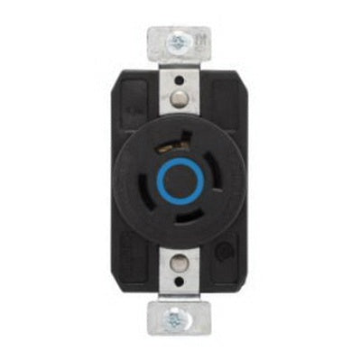 EATON Cooper Wiring Device AHCL2130R Industrial Grade Color Coded Single Locking Receptacle 4-Pole 5-Wire 30-Amp 120/208-Volt AC NEMA L21-30