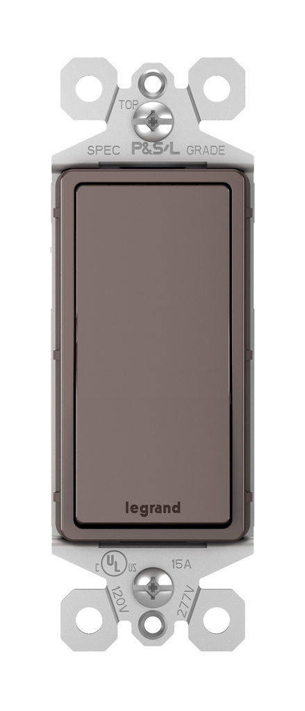 LEGRAND Pass & Seymour TM873 Decorator Switch 3-Way 15 Amp 120/277 Volt