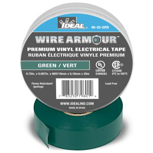 IDEAL INDUSTRIES Ideal Industries 46-35-GRN Vinyl Coding Tape Green 3/4 X 66 ft. Replacement MPN