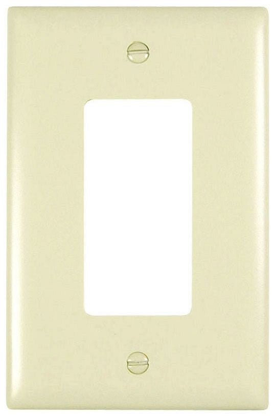 LEGRAND Pass & Seymour TPJ26I 1 Gang Jumbo Decorator Wall Plate, Ivory