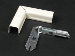 LEGRAND Legrand-Wiremold V711 700 Series 90 Degree Flat Elbow Fitting; Ivory