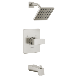 DELTA FAUCET Delta Faucet T14467-SS-PP Modern Tub & Shower Trim 6 gpm