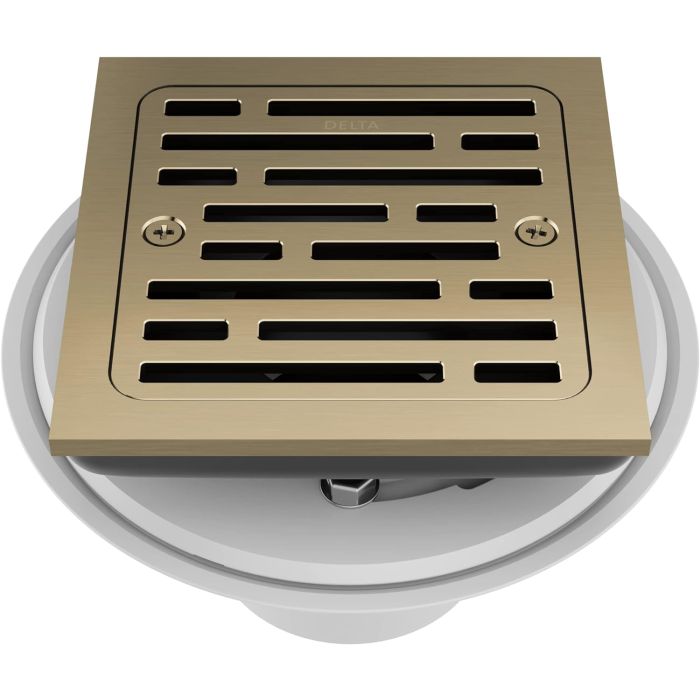 DELTA FAUCET Delta DT062412-CZ 4 Tile-In Square Shower Drain Replacement MPN