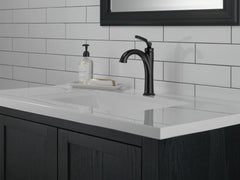 DELTA FAUCET Delta Faucet 532-BLMPU-DST Woodhurst Single Handle Bathroom Sink Faucet in Matte Black