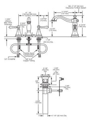 DELTA FAUCET Delta Faucet 3597LF-MPU Cassidy Two Handle Widespread Bathroom Sink Faucet in Chrome
