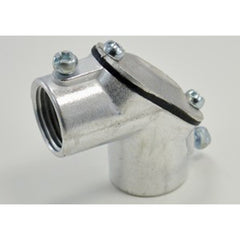 BRIDGEPORT FITTINGS Bridgeport 81-DCA Aluminum 1/2 Set Screw Coupling Pull Elbows