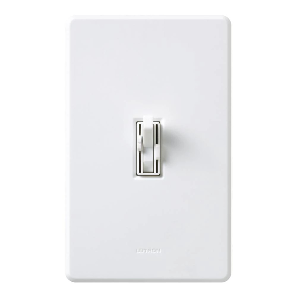 LUTRON Ariadni AY2-LFSQH-WH Fan/Light Control Dimmer 1.5 Amp 300 W 120 Volt