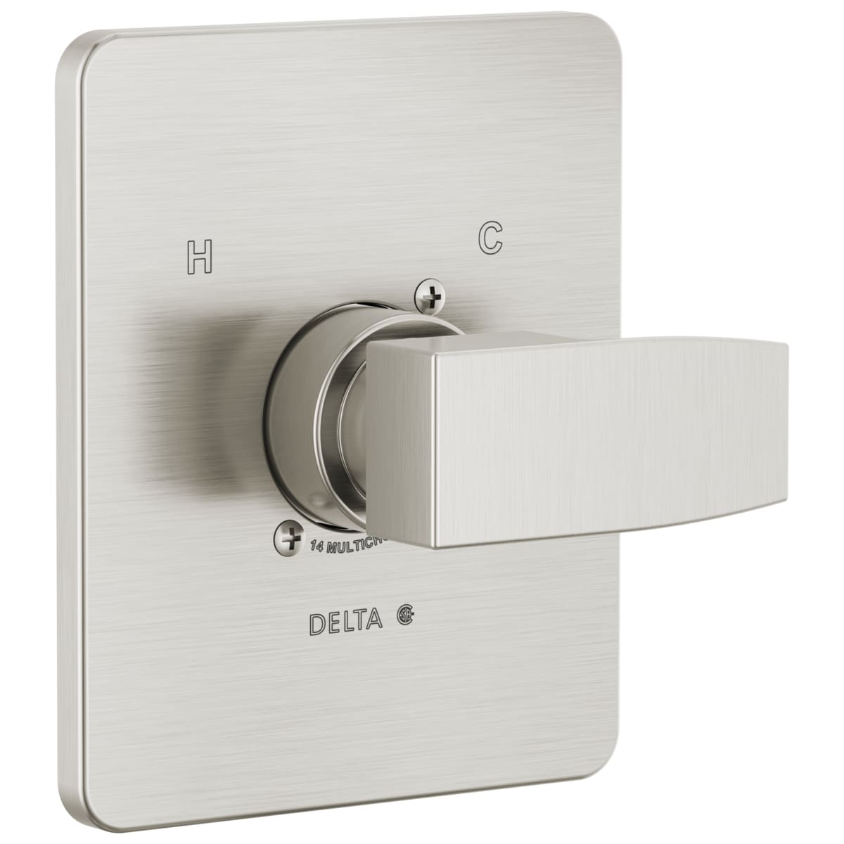 DELTA FAUCET Delta T14067-SS-PP Modern Monitor 14 Series Valve Only Trim in Stainless