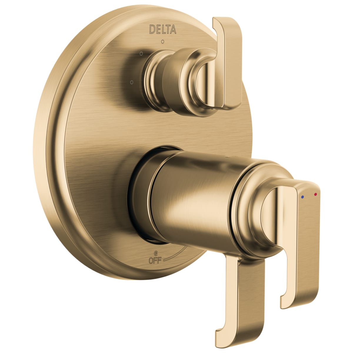 DELTA FAUCET Delta T27T889-CZ-PR Tetra Diverter Trim 3-Setting