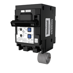 SIEMENS Siemens Q215AFC 2-Pole 15A 120/240V AC Combination Arc Fault Circuit Interrupter (AFCI) Breaker, Plug-On, 10kA