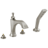 DELTA FAUCET Delta T4756-SSLHP Roman Tub with Hand Shower Trim - Less Handles
