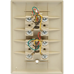 LEGRAND Pass & Seymour TPTE2I Single-Gang Pre-Configured Wall Plate with Two RJ11 Telephone Jacks