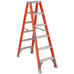 LOUISVILLE LADDER Louisville Ladder FM1508 FM1500 Series Fiberglass Twin Front Ladder 8 ft