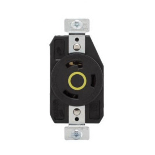 EATON Cooper Wiring Device AHCL520R 3-Wire 2-Pole Ultra Grip Color Coded Locking Receptacle 20-Amp 125-Volt AC NEMA L5-20