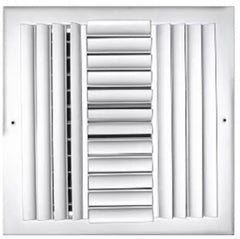TRUAIRE TRUaire 304M12X12 12x12 Inch 4-Way Adjustable Wall/Ceiling Register