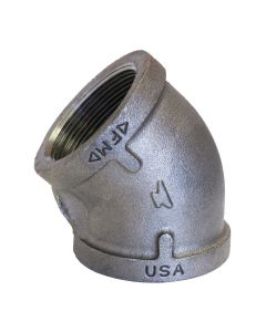 ASC ENGINEERED SOLUTIONS Winston Basics 310023403 1/2 BLK STL 150# 45 ELL DOM