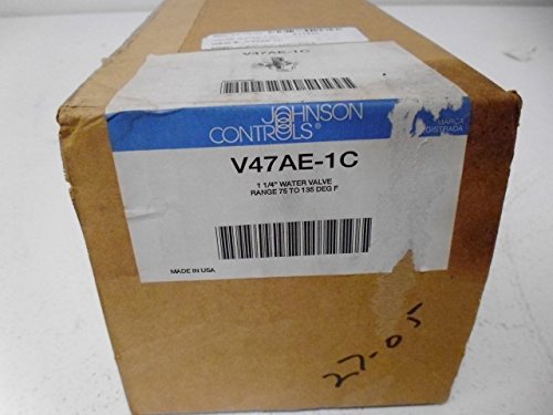 JOHNSON CONTROLS Johnson Controls V47AE-1C Penn V47 Series Temperature Actuated Modulating Valve, 1-1/4 Pipe Size, 75 to 135°F Cross Ambient, 11/16 x 16.25 Bulb Size, 0.093 Orifice Diameter