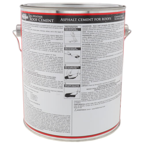 DIVERSITECH DIVERSITECH RM-1G Black Jack All Weather Roof Cement 1 Gallon