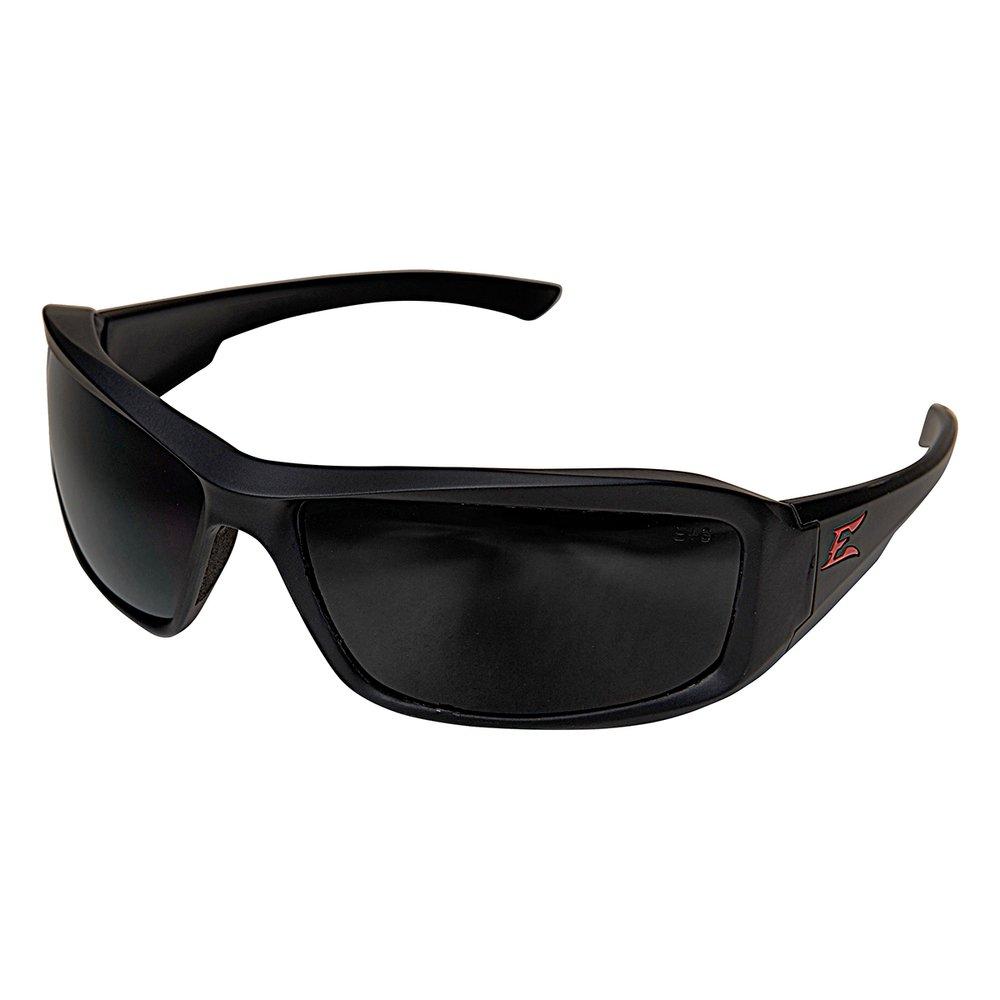 EDGE EYEWEAR Edge Eyewear TXB236 Safety Glasses Matte Black Red E/Polarized Smoke Brazeau Torque