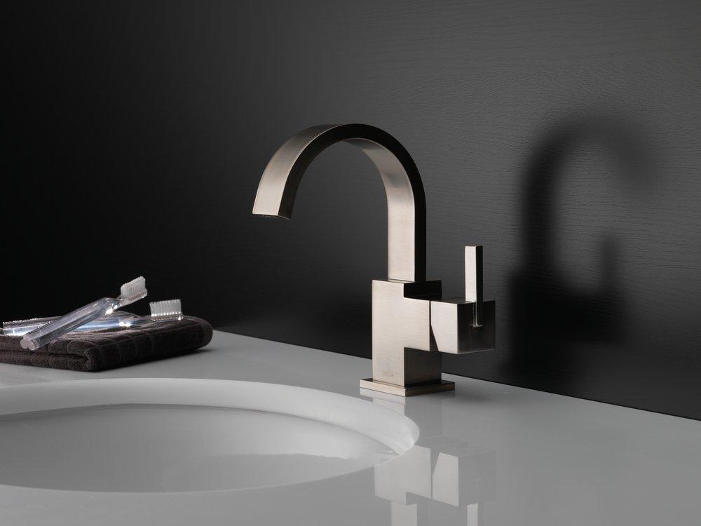 DELTA FAUCET Delta Faucet 553LF-CZ Vero Single Handle Bathroom Faucet