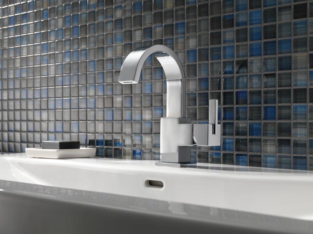DELTA FAUCET Delta Faucet 553LF-CZ Vero Single Handle Bathroom Faucet