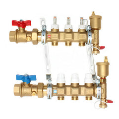 CALEFFI Caleffi 6686C5S1A TwistFlow Radiant Manifold Assembly 1 (3 Outlets)