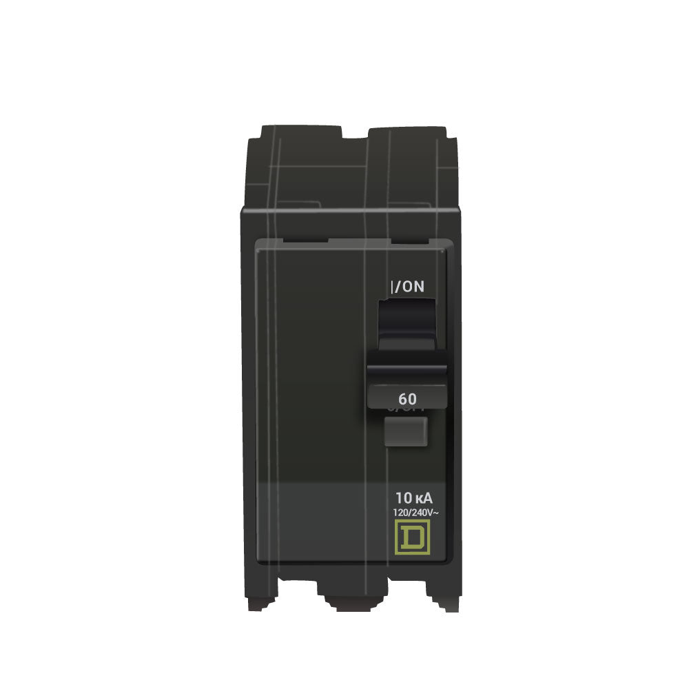 SCHNEIDER ELECTRIC SQUARE D QO260 60 Amp 2-Pole Circuit Breaker