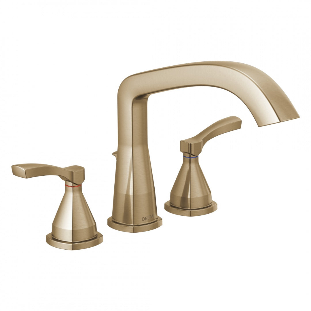 DELTA FAUCET Delta T2776-CZ Stryke®: Three Hole Roman Tub Trim