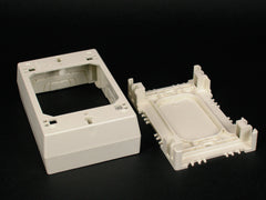 LEGRAND Legrand 2347 Device Box Fitting; 1 Gang, Ivory