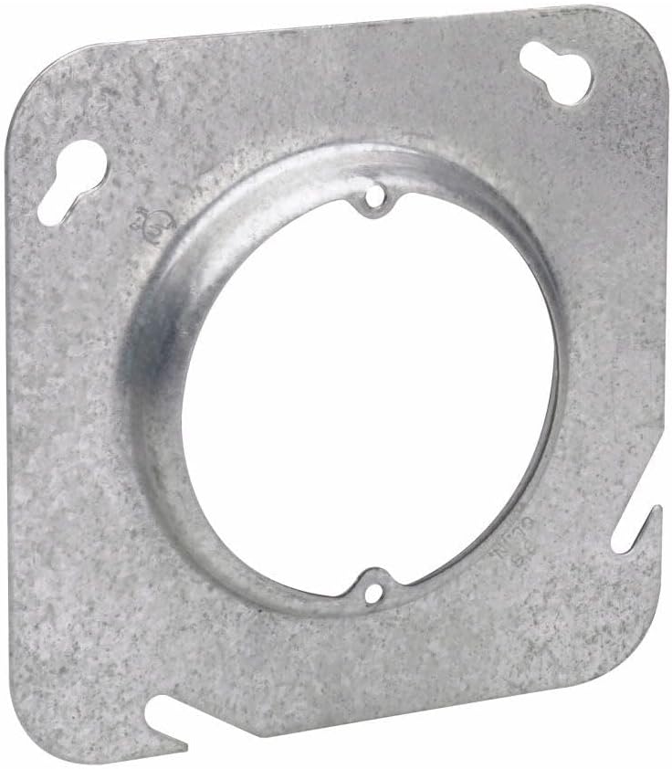 EATON Crouse Hinds TP570 Outlet Box Cover 4-11/16-Inch x 4-11/16-Inch x 5/8-Inch
