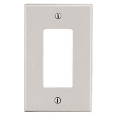HUBBELL Hubbell Wiring Device-Kellems P26LA HWD Wall Plate, 1 Gang, 2.88 in W x 4.63 in H