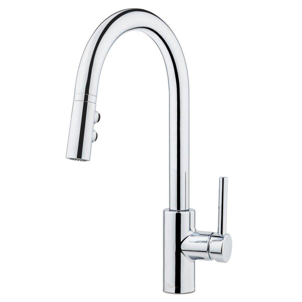 PFISTER Pfister LG529-SAC Stellen Single Handle Pull Down Kitchen Faucet in Polished Chrome