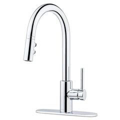 PFISTER Pfister LG529-SAC Stellen Single Handle Pull Down Kitchen Faucet in Polished Chrome