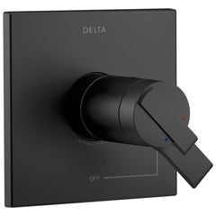 DELTA FAUCET Delta Faucet T17T067-BL Ara Two Handle Thermostatic Valve Trim in Matte Black