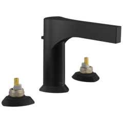 DELTA FAUCET Delta Faucet 3574-BLMPU-LHP-DST Zura Two Handle Matte Black Widespread Bathroom Faucet