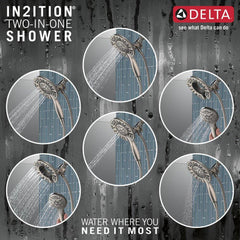 DELTA FAUCET Delta Faucet 58499-SS In2ition Multi Function Hand Shower in Brilliance Stainless