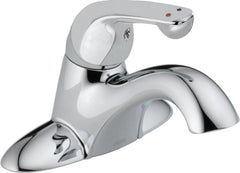 DELTA FAUCET DELTA FAUCET 501LF-HDF Classic Single Handle Centerset Bathroom Sink Faucet, Chrome